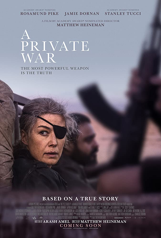 ดูหนังฝรั่ง สร้างจากเรื่องจริง A Private War ซับไทย HD เต็มเรื่อง